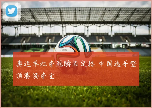 奥运单杠夺冠瞬间定格 中国选手登顶赛场夺金